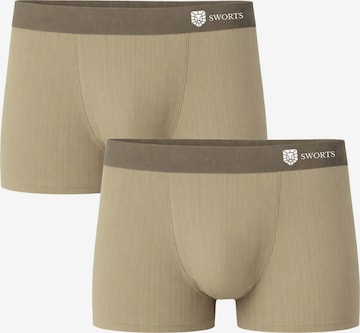 SWORTS Athletic Underwear 'SILK' in Beige: front