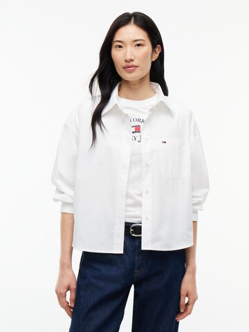 Bluză 'ESSENTIAL' de la Tommy Jeans pe alb: față