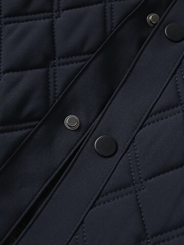 ALLTHEMEN Winter Jacket 'Rautenstich' in Blue