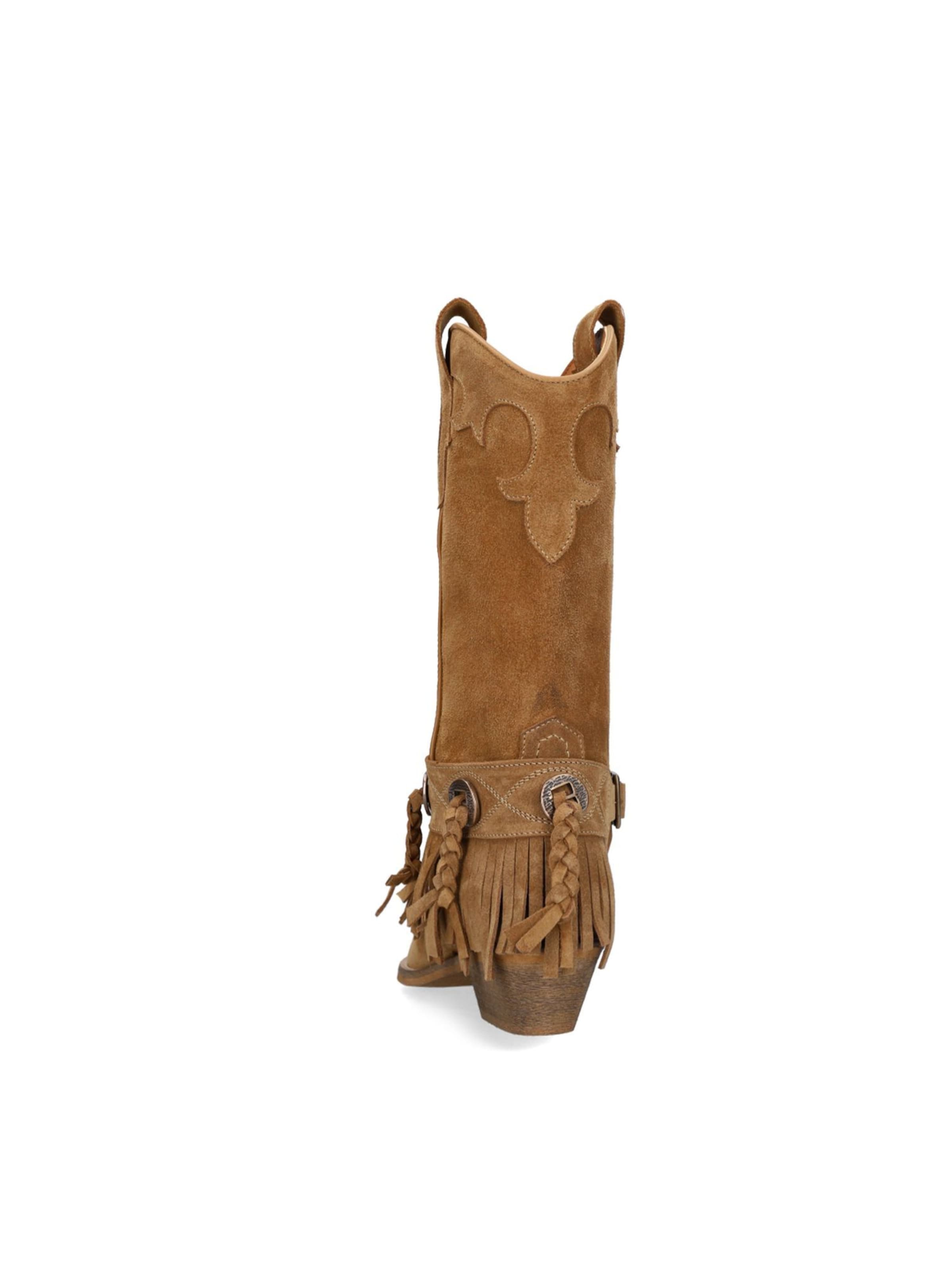 Bottes de cowboy SACHA en beige