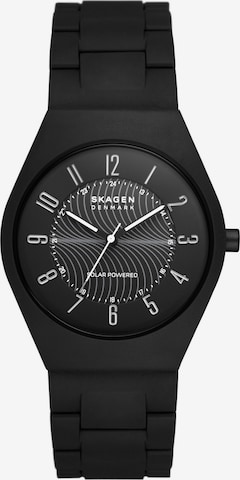 SKAGEN Analoguhr in Schwarz: predná strana