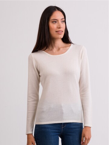 Pullover di CASH-MERE.CH in bianco: frontale