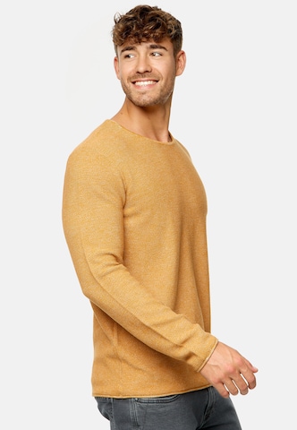 INDICODE JEANS Sweater 'Loakim' in Yellow