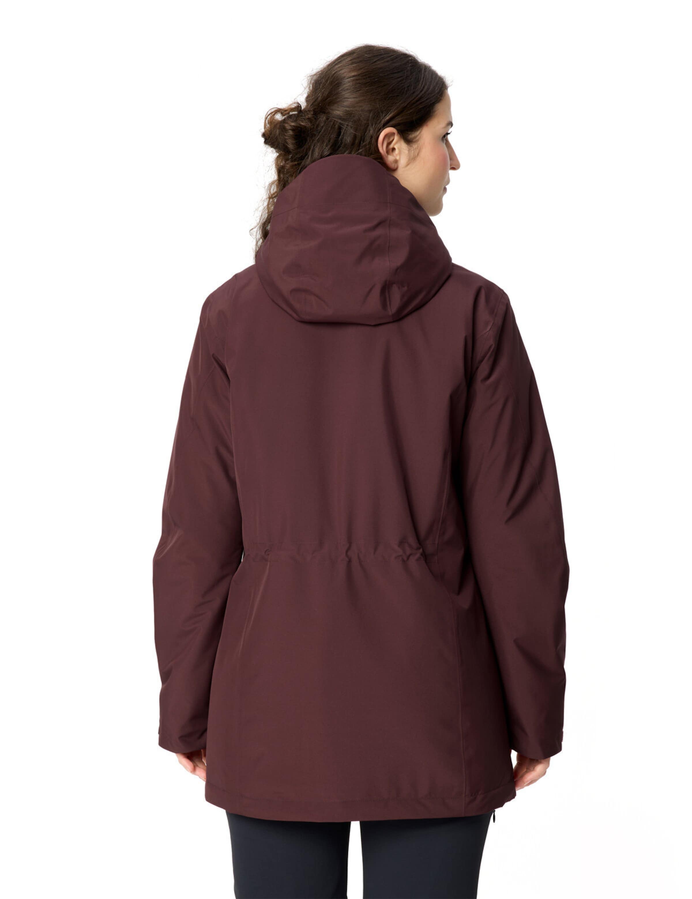 VAUDE Outdoorparka 'Rosemoor' in Rot