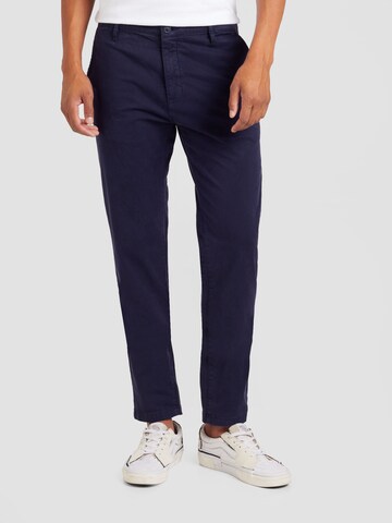 GUESS JEANS Regularen Chino hlače | modra barva: sprednja stran