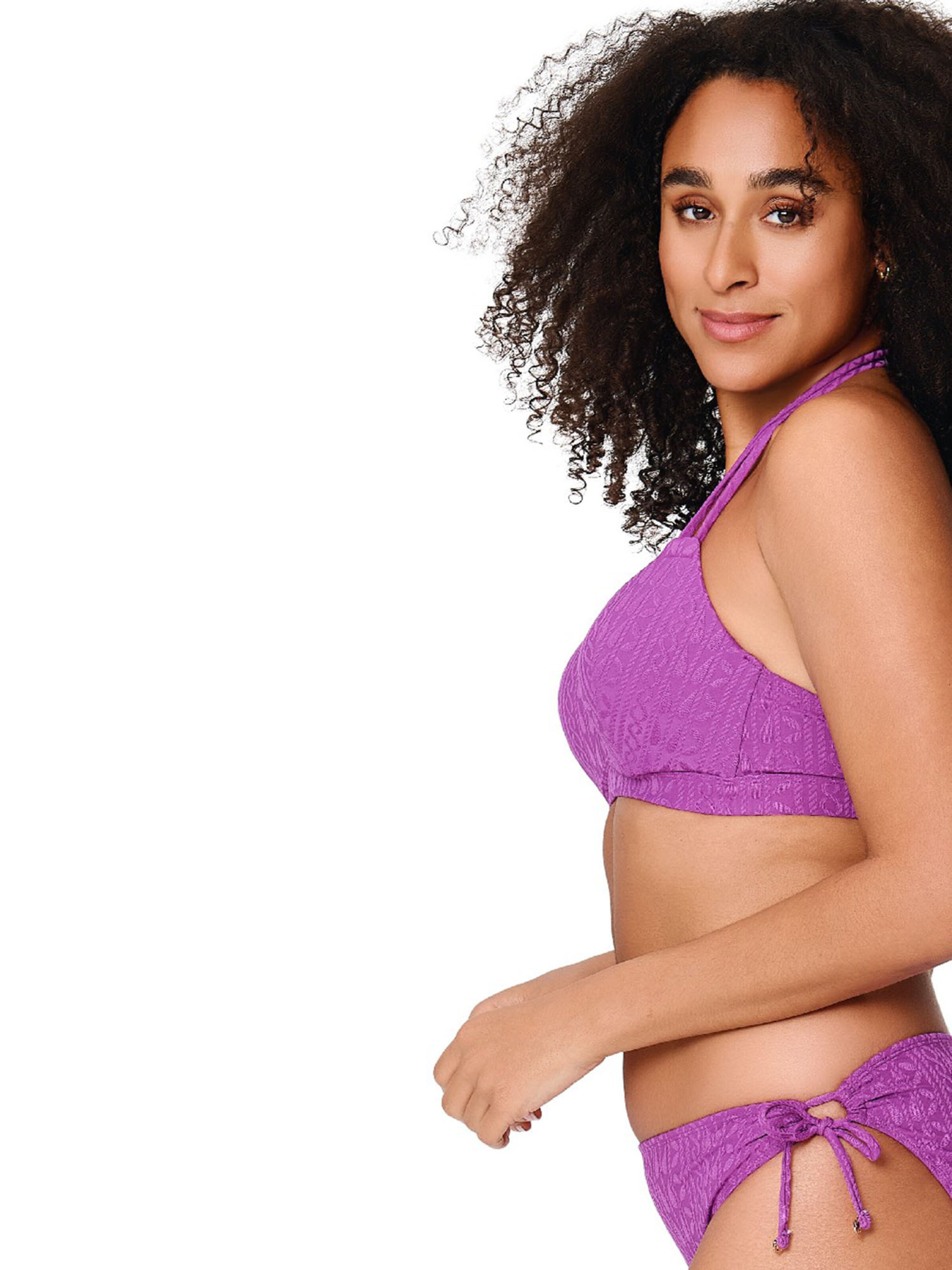 Bas de bikini LingaDore en violet