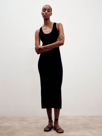 ABOUT YOU x Marie von Behrens Knit dress 'Vicky' in Black