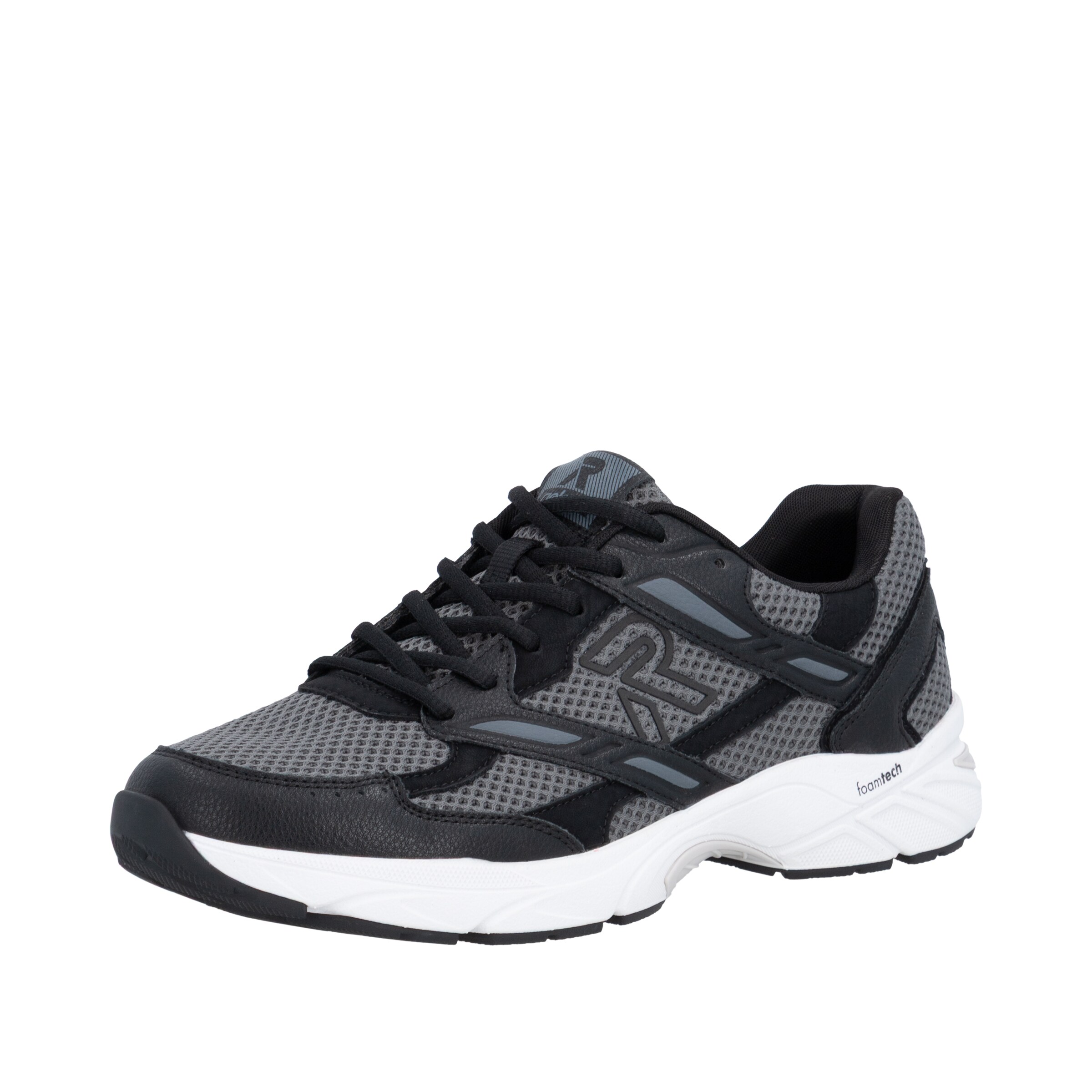 Baskets basses Rieker Sport en gris : devant