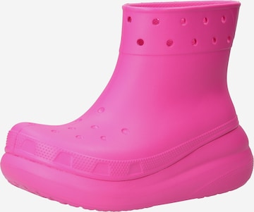 Crocs Rubber boot in Pink: front