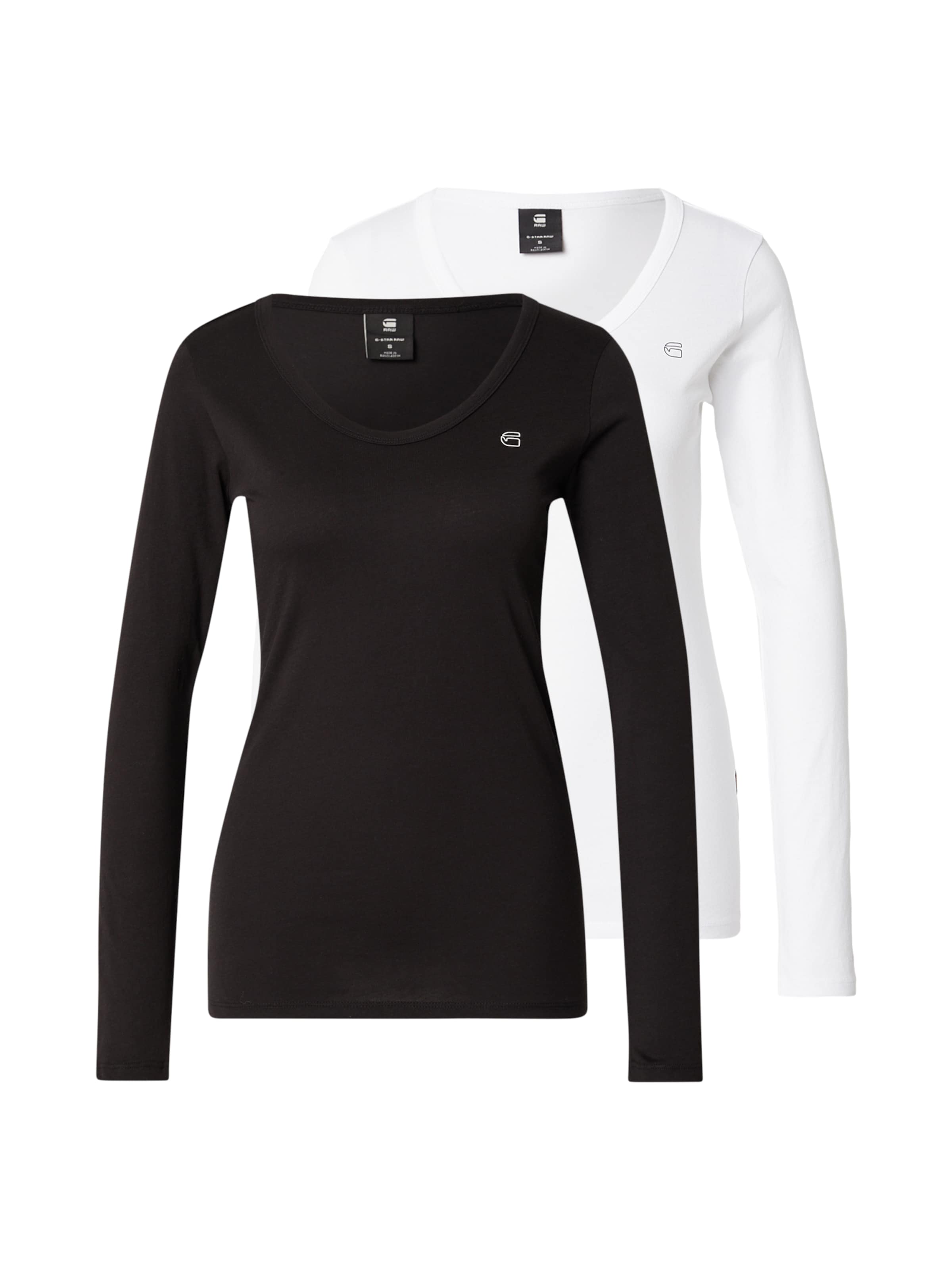 G-STAR Tričko – černá: přední strana