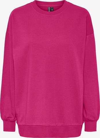 PIECES Sweatshirt 'CHILLI' in Roze: voorkant