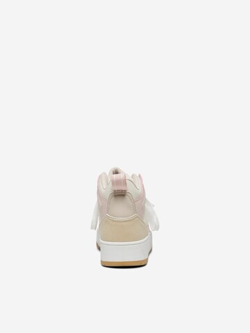 Sneaker alta 'Saphire' di ONLY in beige