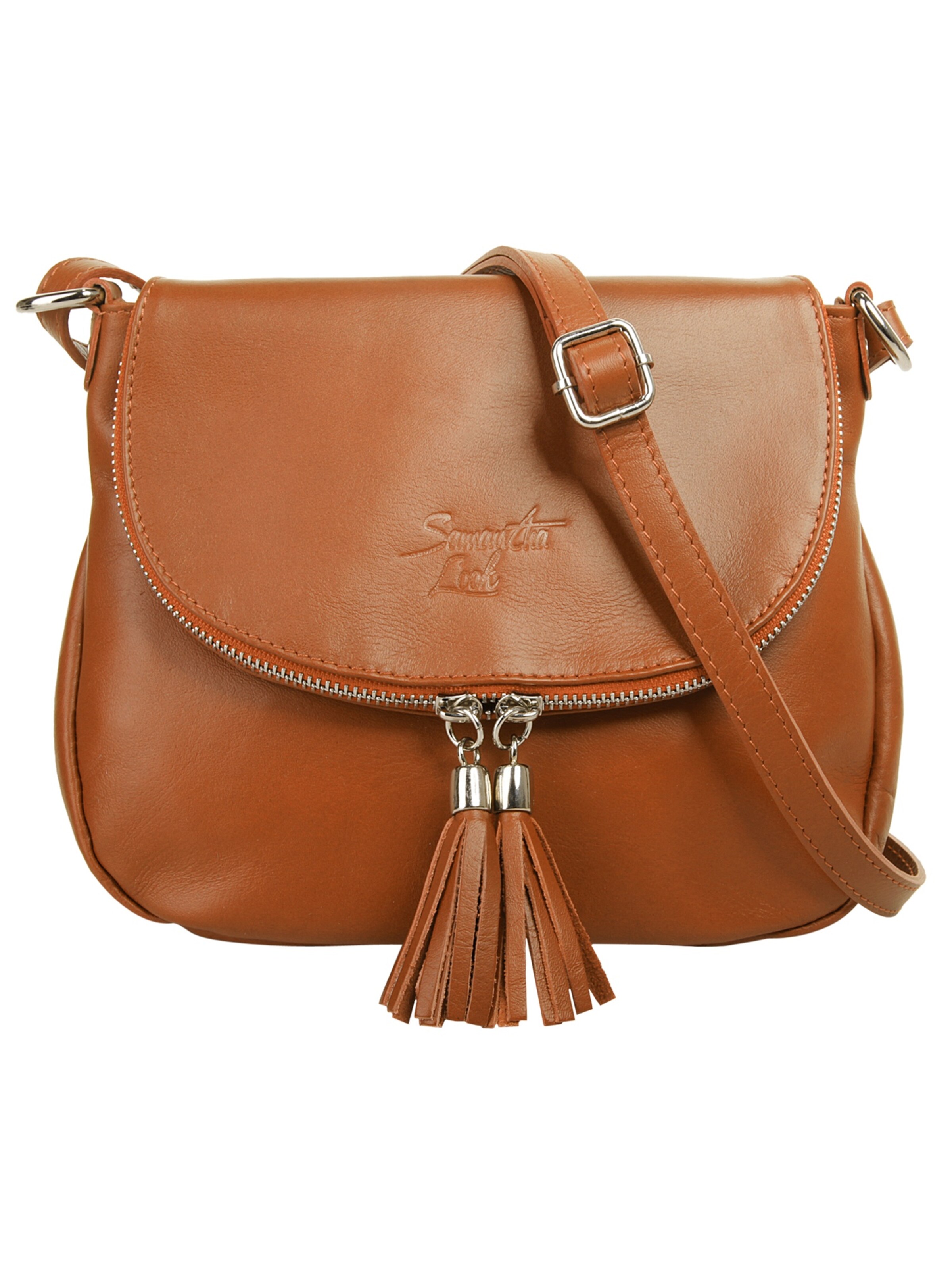 Sac à bandoulière Samantha Look en marron : devant