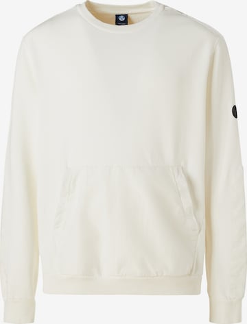 North Sails Sweatshirt in White: front