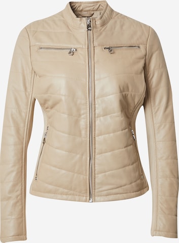 Gipsy Between-Season Jacket 'Jantje' in Beige: front