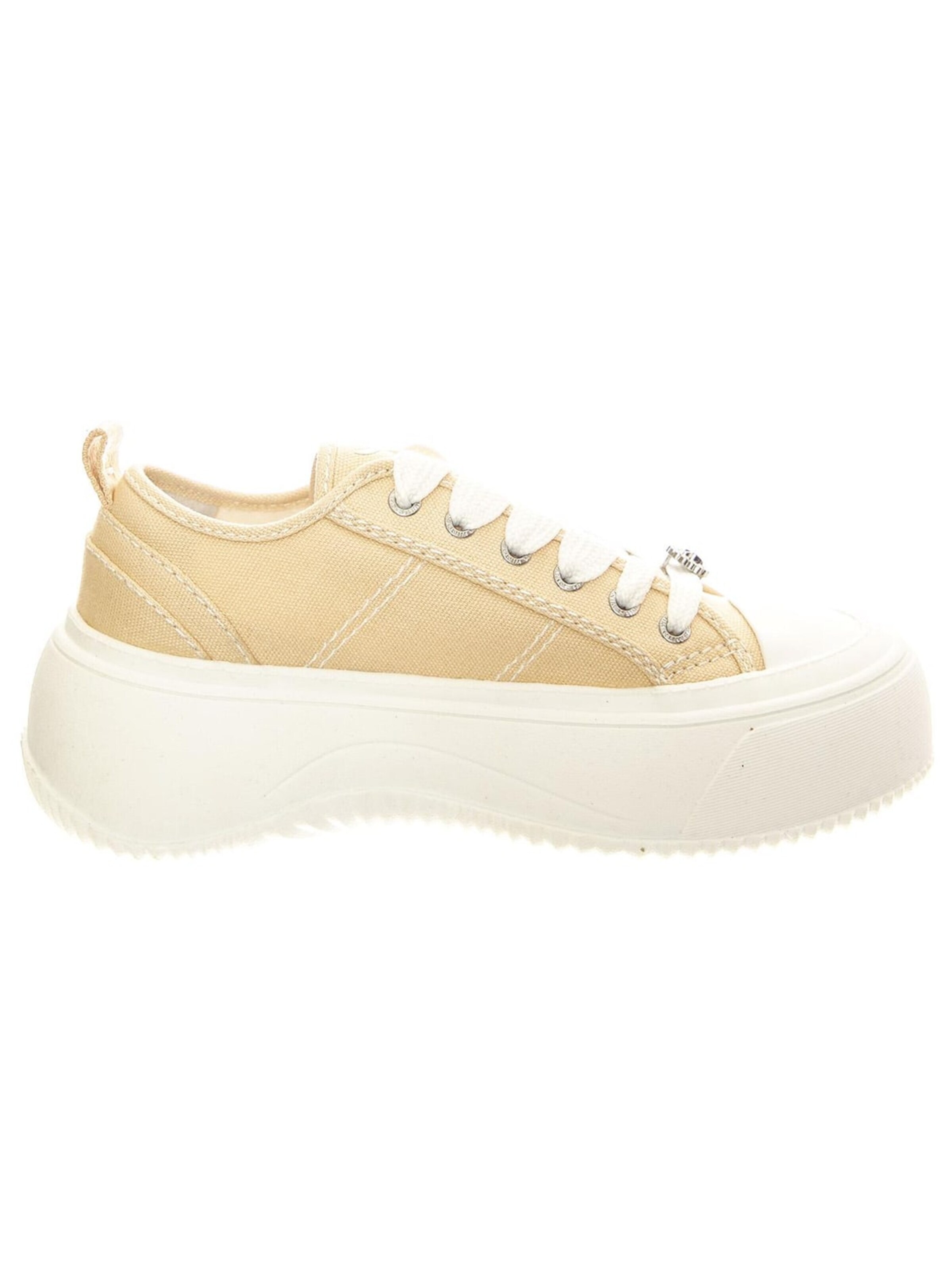Scarpa stringata sportiva 'Intentions Sand / White Canvas / Brave White' di Windsor Smith in beige
