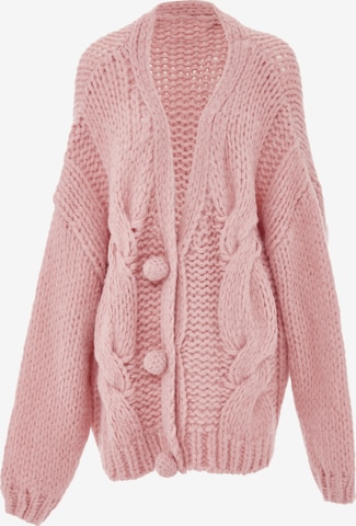 ebeeza Плетена жилетка в розово: отпред