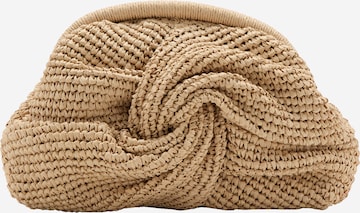 MANGO Clutch 'Sita' in Beige: front