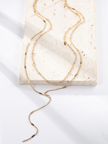 Hey Happiness Necklace 'Lariat' in Gold