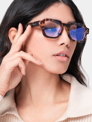 Herling Glasses 'Grayson Blue Light' in Brown