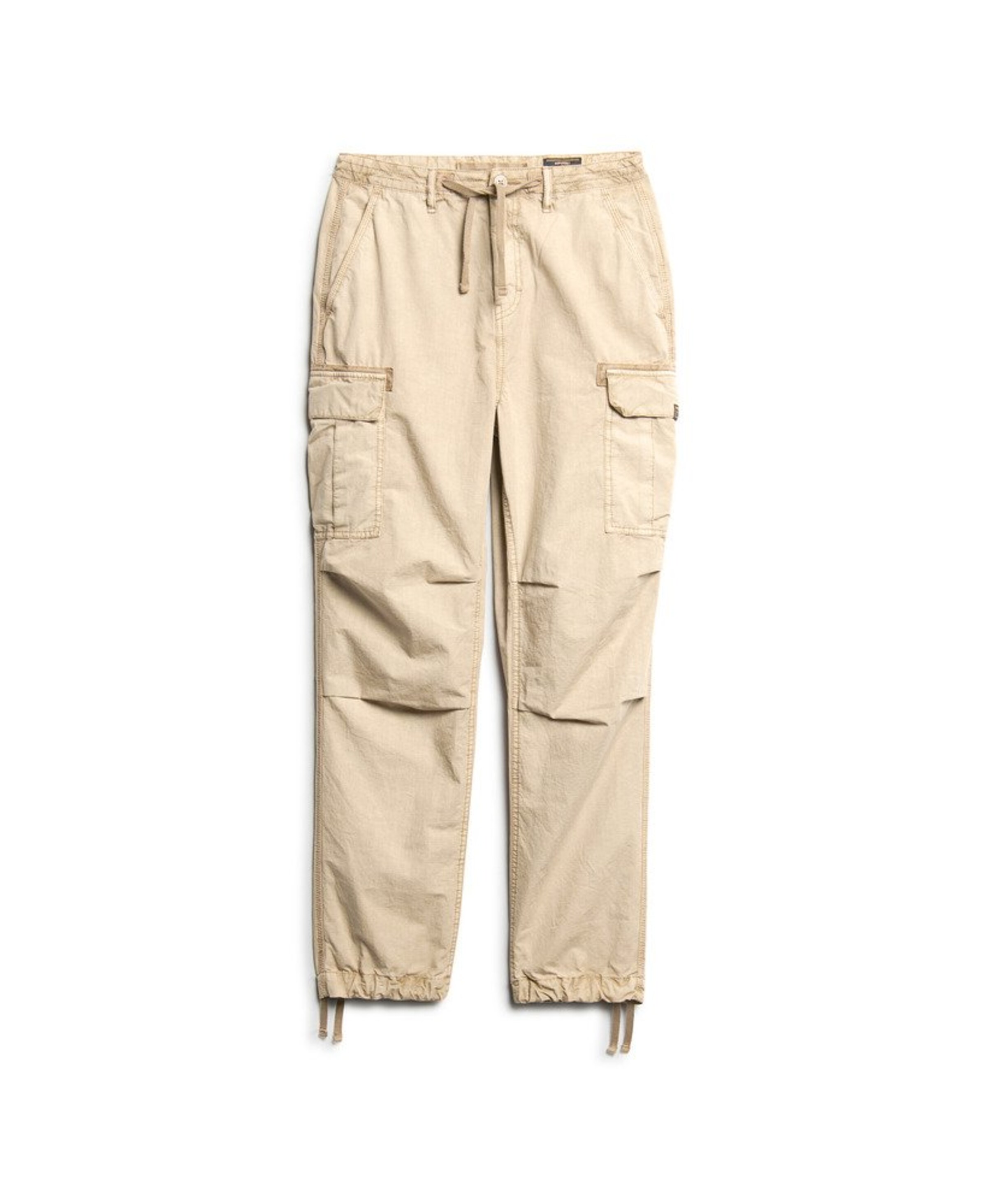 Loosefit Pantalon cargo Superdry en beige : devant