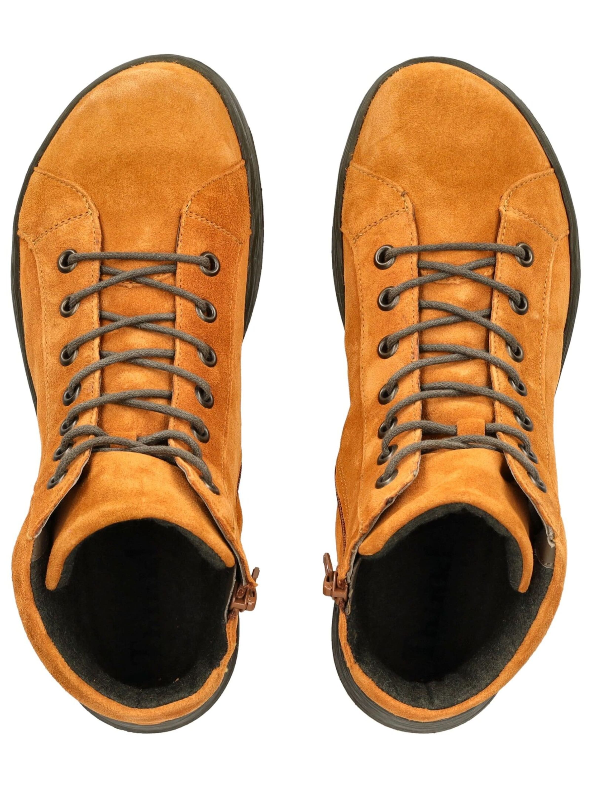 THINK! Lace-Up Ankle Boots in Brown