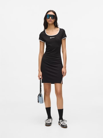 KARL LAGERFELD JEANS Obleka 'Milano' | črna barva