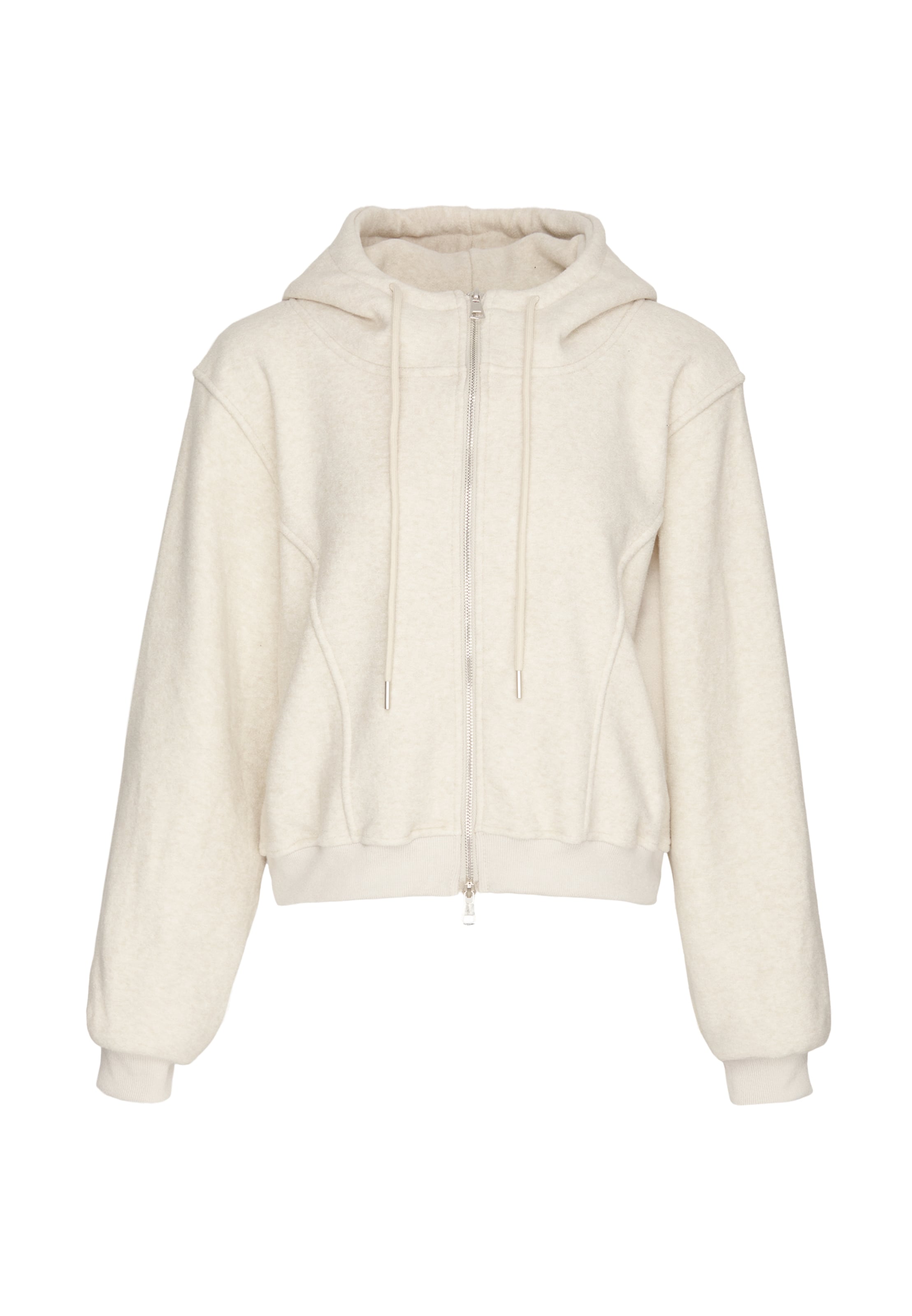 Veste de survêtement MYMO en beige : devant