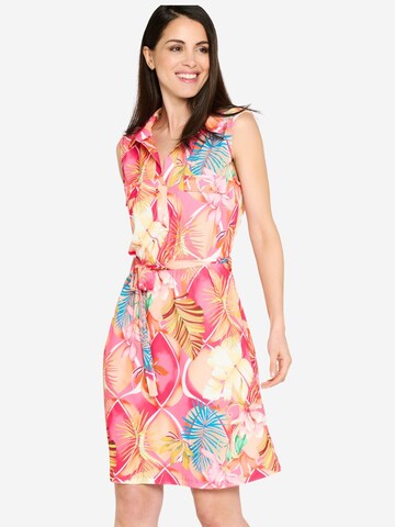 LolaLiza Shirt Dress in Pink: front