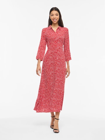 VILA - Vestido camisero 'VIAya Paya' en rojo