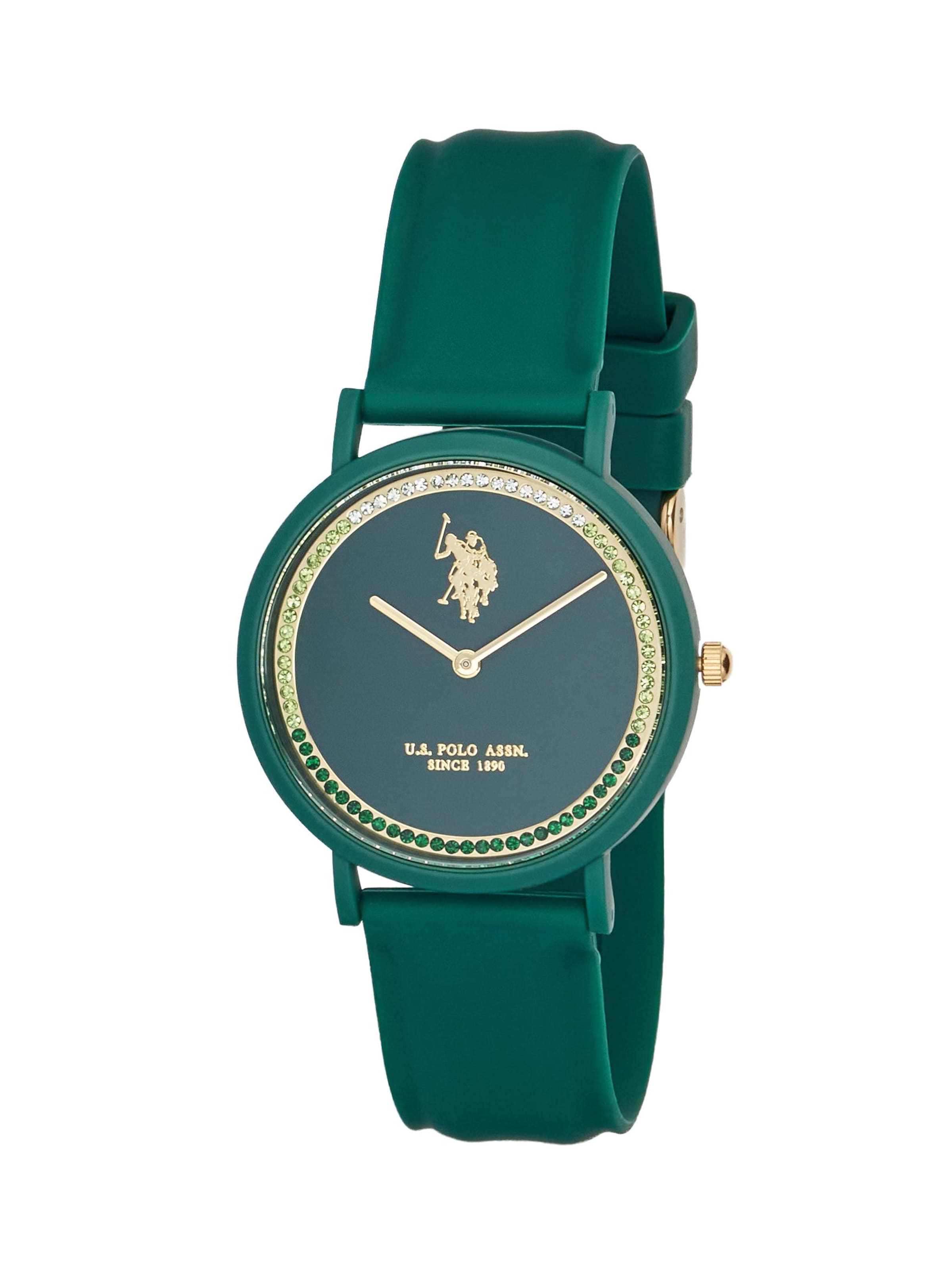 U.S. POLO ASSN. - Reloj analógico 'Destiny' en verde