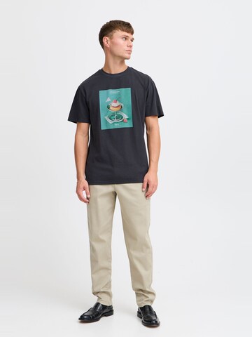 !Solid Shirt 'Nong' in Zwart