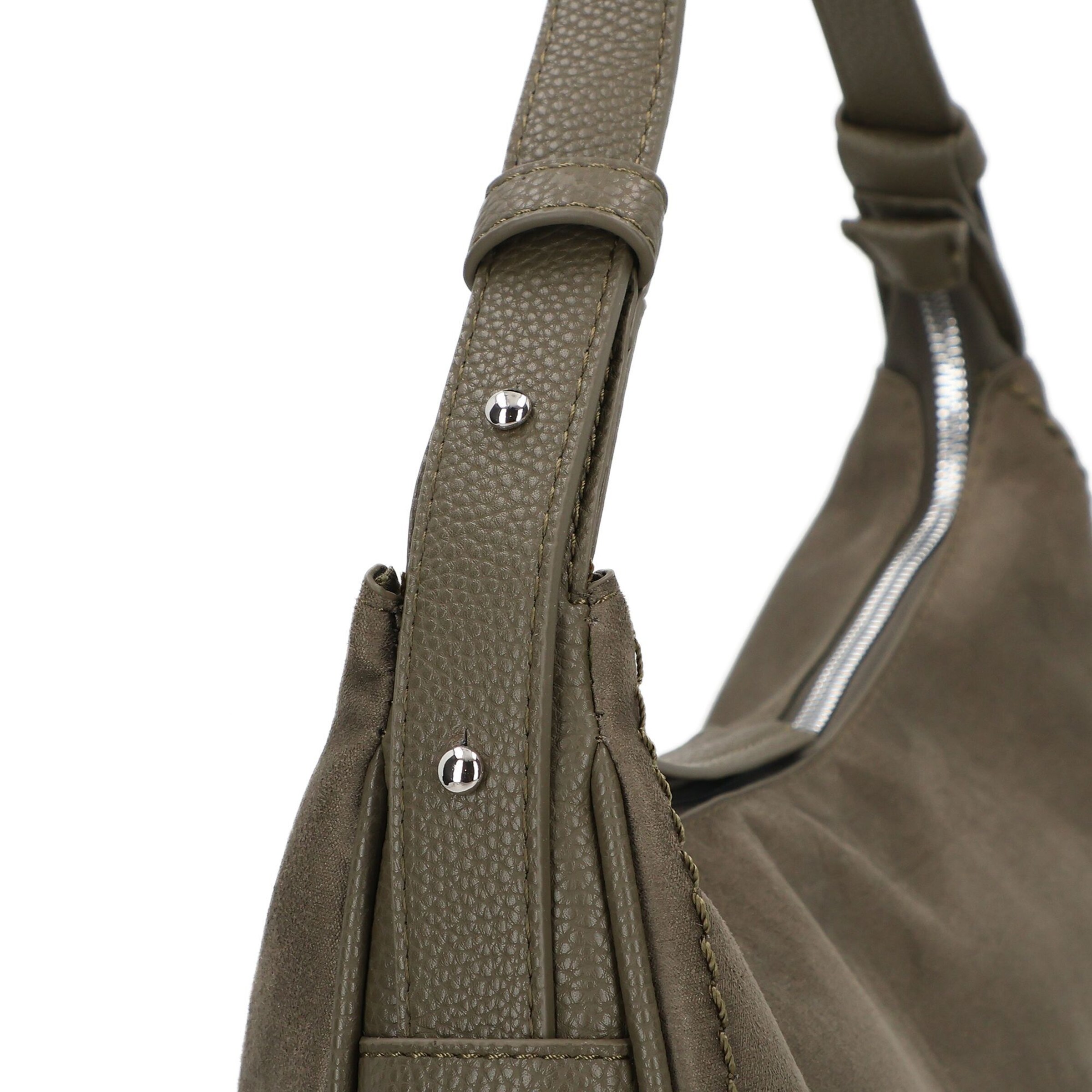 TOM TAILOR Schultertasche 'Lysa' in Grün