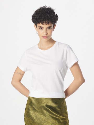 Samsøe Samsøe - Camiseta 'Solly' en blanco: frente