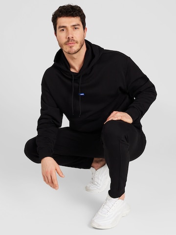 HUGO Blue Sweatsuit 'NalonsoNap' in Black