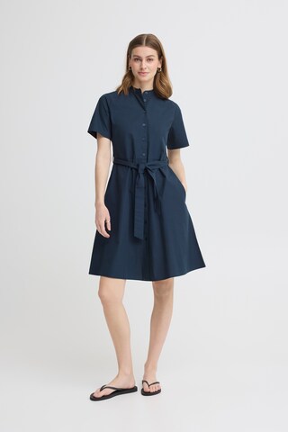 ICHI Dress in Blue