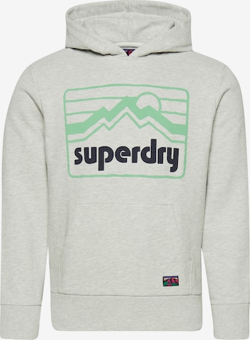 Sweat-shirt 'Vintage 90er Terrain' Superdry en gris : devant