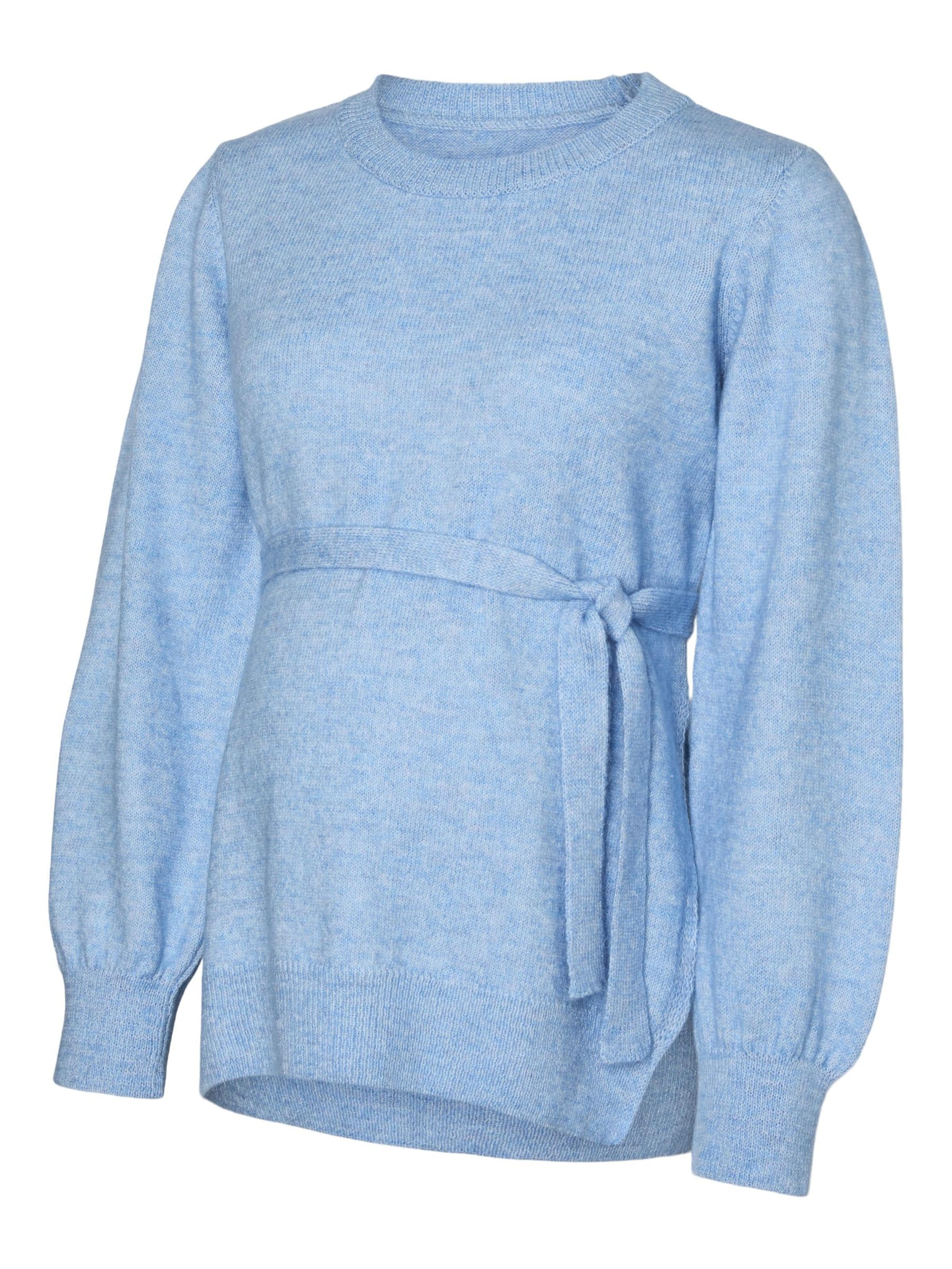 MAMALICIOUS Sweater in Blue: front