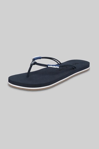 Soccx T-Bar Sandals in Blue: front