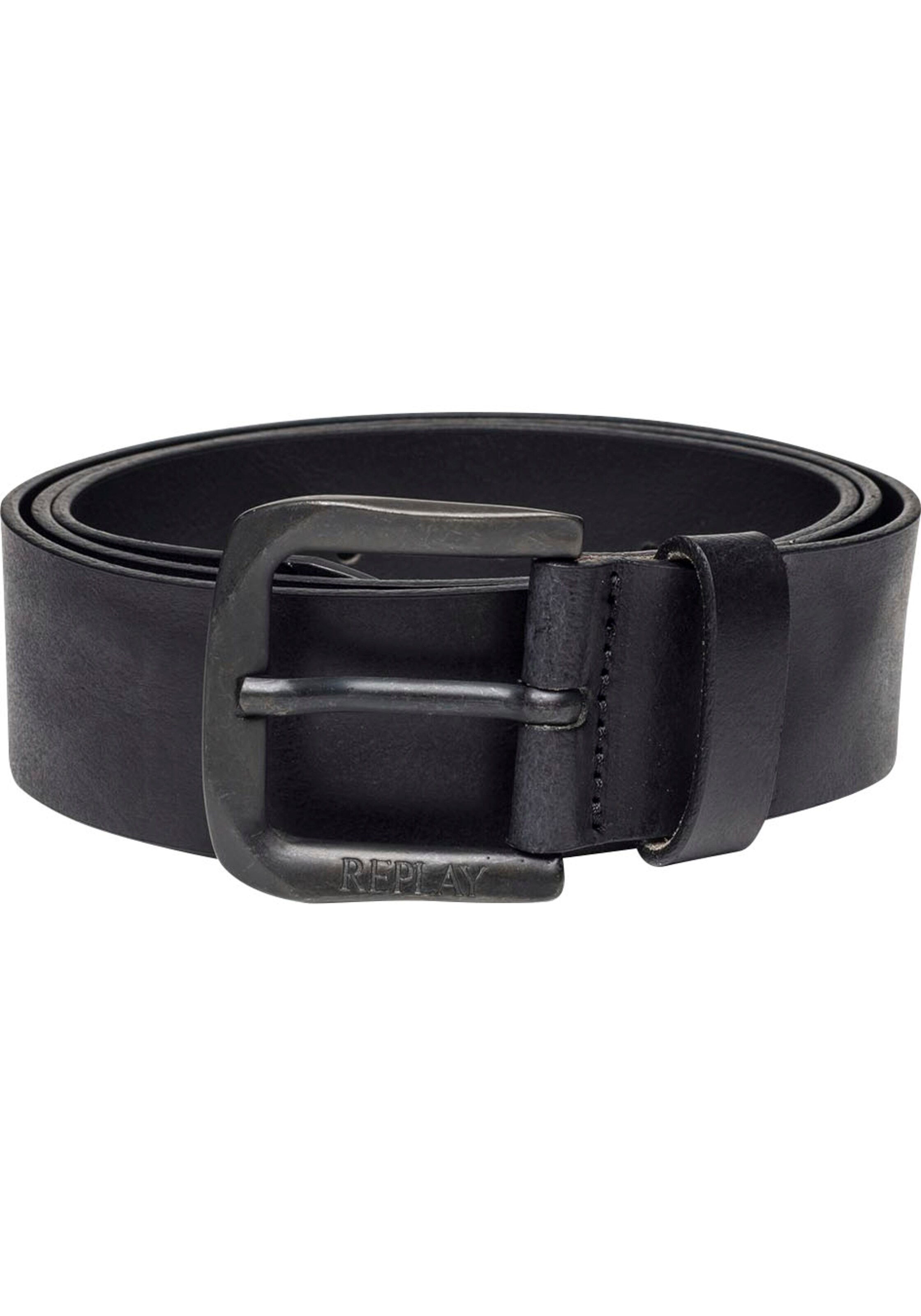 REPLAY Gürtel in Schwarz