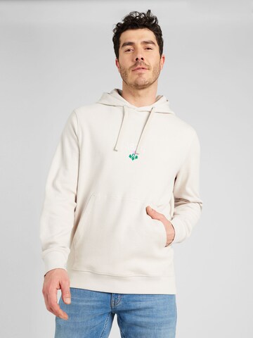 Lyle & ScottSweater majica '1874' - bež boja: prednji dio