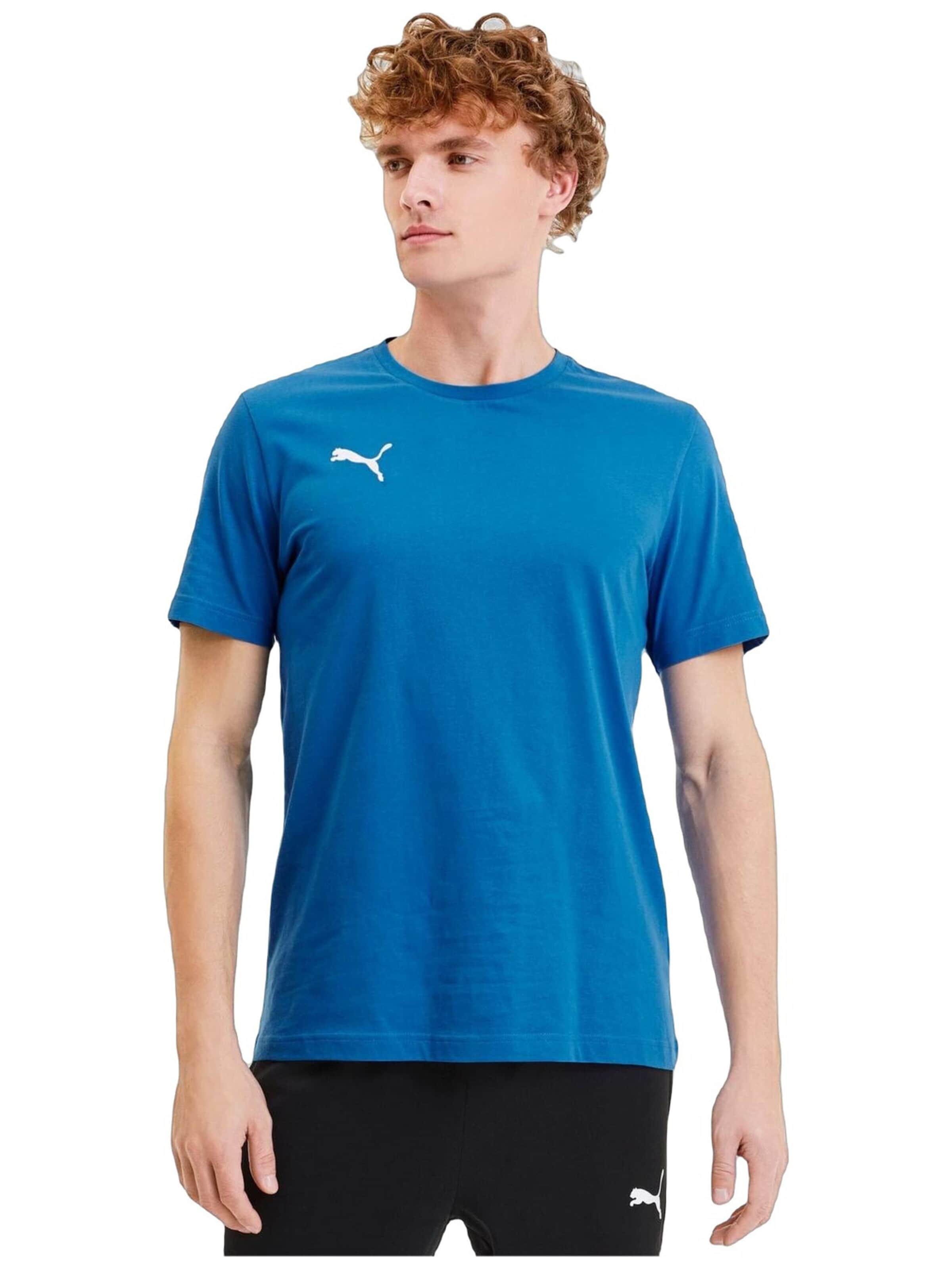 PUMA Shirt 'Puma Teamgoal 23 Casuals 3-pack' in M in de kleur Blauw, Productweergave
