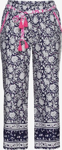 sheego by Joe Browns Loose fit Pants in Blue: front