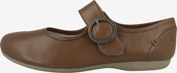 JOSEF SEIBEL Ballet Flats with Strap 'Fiona 40' in Brown