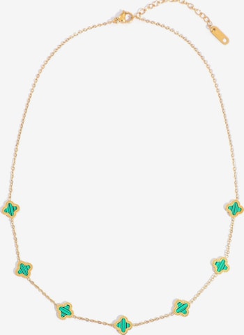 NTHIRTYTHREE Necklace in Green: front