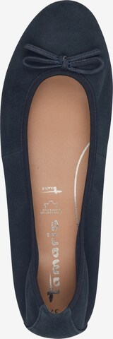 TAMARIS Ballerina in Blauw