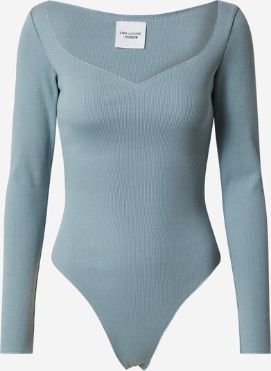 Ema Louise x ABOUT YOU Shirtbody 'Cassia' en bleu clair, Vue avec produit