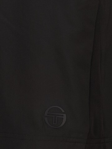 Sergio Tacchini Regular Sporthose 'RISPECCHIO' in Schwarz
