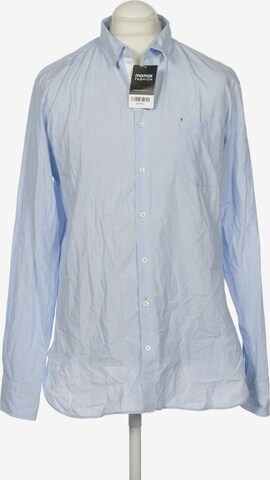 BOSS Orange Button Up Shirt in XL in Blue: front