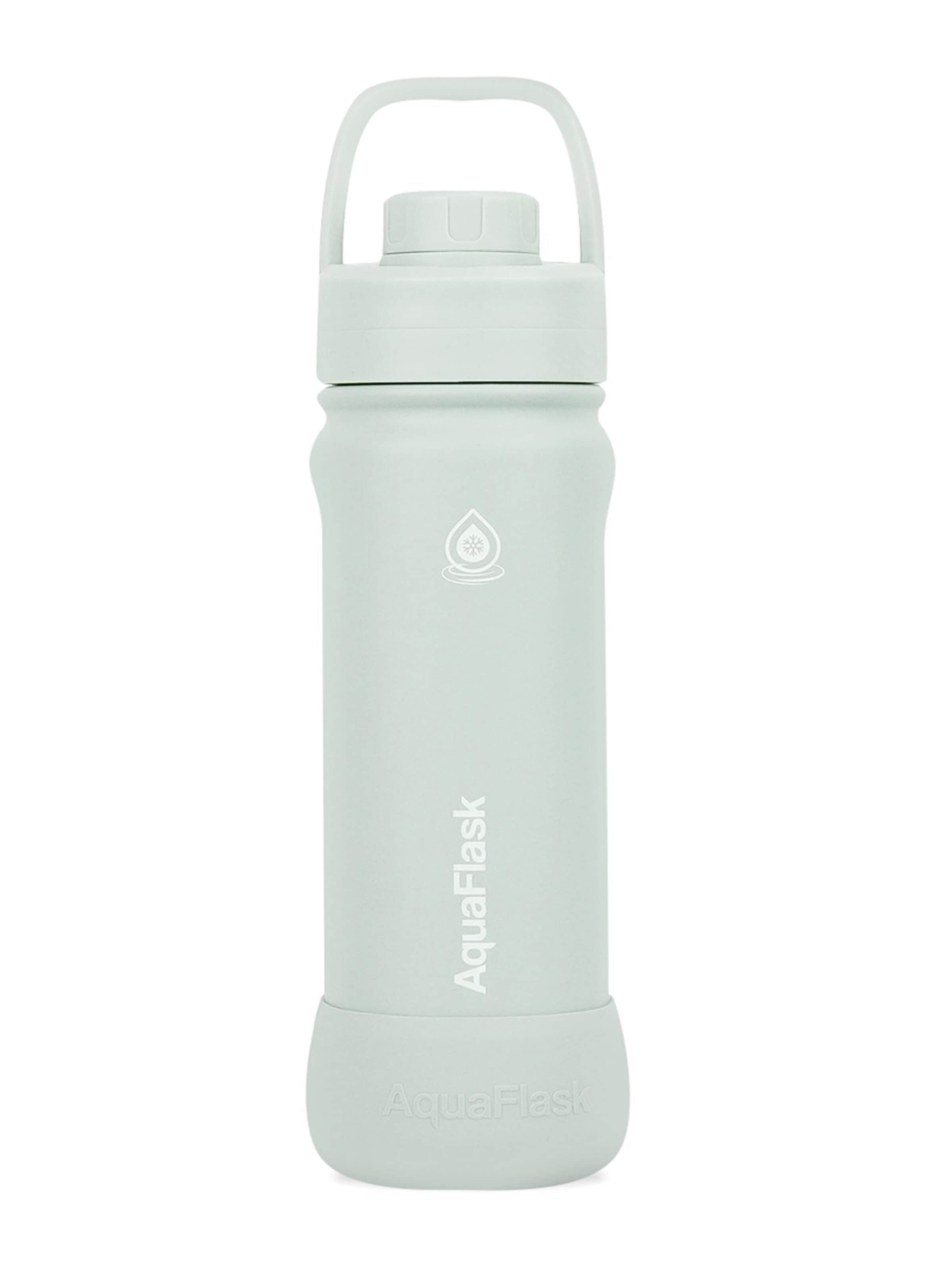 AquaFlask Láhev na vodu 'AquaFlask Termoláhev EARTH 532 ml CACAO' – zelená: přední strana